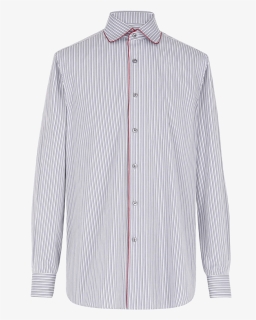 Striped Shirt With Contrasting Piping Ss19 Collection, - Formal Wear, HD Png Download, Free Download