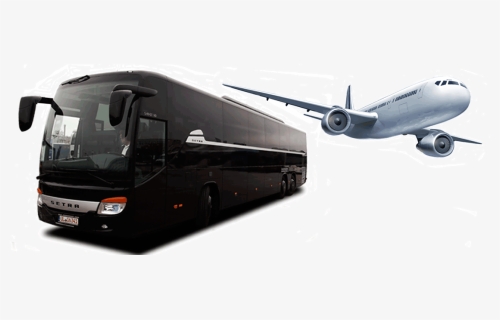 Flight And Bus Png, Transparent Png, Free Download