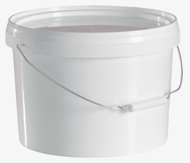 Bucket Transparent Food Grade Plastic - Lid, HD Png Download, Free Download