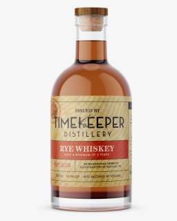 Timekeeper Distillery Rye Whisky Bottle - Maples Syrup Color, HD Png Download, Free Download