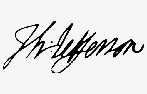Thomas Jefferson Signature Transparent, HD Png Download, Free Download