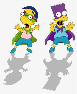 Bart Simpson Milhouse Van Houten, HD Png Download, Free Download