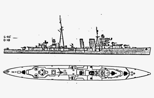 Cclclaa Battleship Clip Arts - Hms Agincourt D86, HD Png Download, Free Download