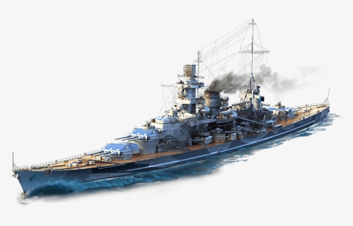 Battleship Drawing Simple - Wows Scharnhorst Black, HD Png Download, Free Download