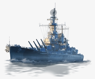 Us Battleship Png, Transparent Png, Free Download