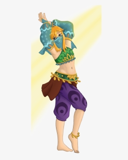 Breath Of The Wild - Breath Of The Wild Link Gerudo Outfit, HD Png Download, Free Download