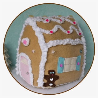Transparent Cute Gingerbread House Clipart - Cake, HD Png Download, Free Download