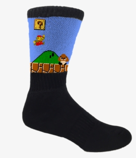 Super Mario Level Up - Sock, HD Png Download, Free Download