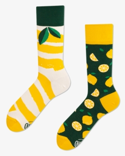 Socks Transparent Mismatched Clipart , Png Download - Lemon Socks, Png Download, Free Download