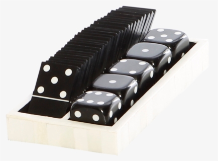 Black And Bone Domino Tray - Dominoes, HD Png Download, Free Download