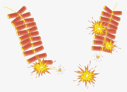Firecrackers Transparent - Frame Happy Chinese New Year, HD Png Download, Free Download