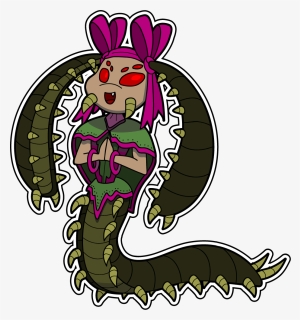Eggy Here Is A Cute Centipede Girl I Dunno, I Thought - Cute Centipede, HD Png Download, Free Download