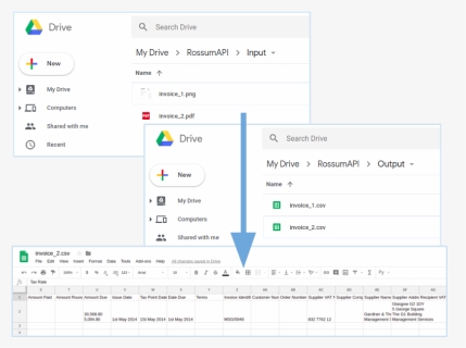 How To Automatically Read Data From Invoices Using - Example Of Starred In Google Drive, HD Png Download, Free Download