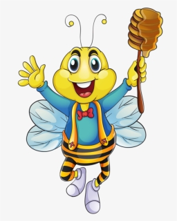 Cartoon Clipart Bee Hive Bees And Honeycomb Transparent - Butterfly Animated Cartoon Clip Art, HD Png Download, Free Download