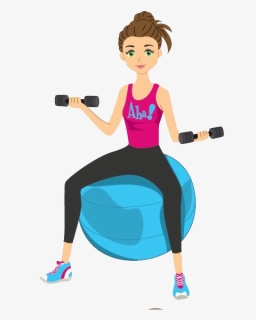 Workout Png Image - Fitness Cartoon Transparent Background, Png Download, Free Download