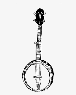 Banjo Clipart Crossed - Plucked String Instrument, HD Png Download, Free Download