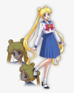 Transparent Sailor Moon Luna Png - Sailor Moon Crystal Serena, Png Download, Free Download