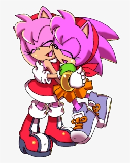 Fanart, Sega, And Sonic The Hedgehog Image - Classic And Modern Amy, HD Png Download, Free Download