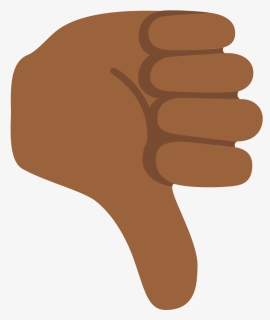 Brown Thumbs Down Emoji, HD Png Download, Free Download