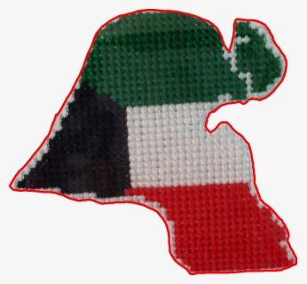 Jpg Freeuse Download Kuwait Flag Map Handmade Item, HD Png Download, Free Download