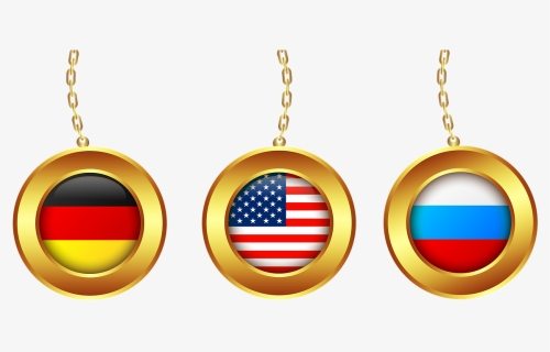 Medal Gold Flag Germany America Transparent Image - American Flag, HD Png Download, Free Download