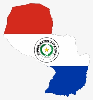 Clipart - Paraguay Map Flag Png, Transparent Png, Free Download