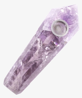 True Amethyst Natural Healing Crystal Pipe - Amethyst, HD Png Download, Free Download