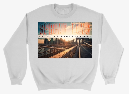 Notorious Big Brooklyn Spread Love Biggy Smalls Crewneck - Sweatshirt, HD Png Download, Free Download