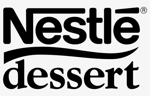 Nestle Dessert Logo Black And White - Nestle, HD Png Download, Free Download