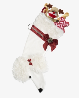 Dog Shaped Christmas Stocking, HD Png Download, Free Download