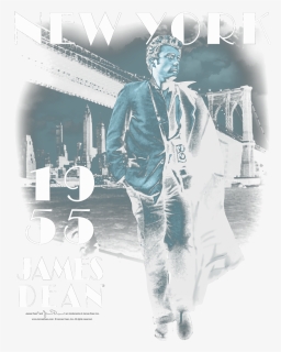 James Dean Brooklyn Bridge Women"s T-shirt - Poster, HD Png Download, Free Download