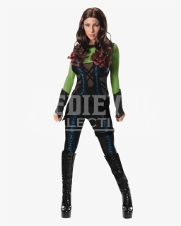 Adult Gamora Costume - Guardians Of The Galaxy Gamora Costume, HD Png Download, Free Download