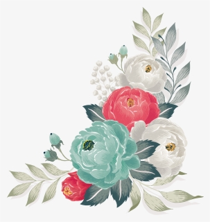 Com / Flowers Cross Stitch, Decoupage, Relax, Keep - Watercolor Floral And Succulents, HD Png Download, Free Download