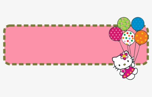 Hello Kitty Banner Template - Frame Hello Kitty Png, Transparent Png, Free Download