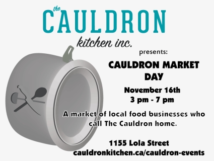 Cauldron Market Day Postcard - Sauté Pan, HD Png Download, Free Download