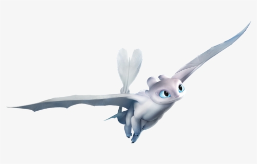 How To Train Your Dragon Png Download Image - Train Your Dragon 3 Light Fury Flying, Transparent Png, Free Download