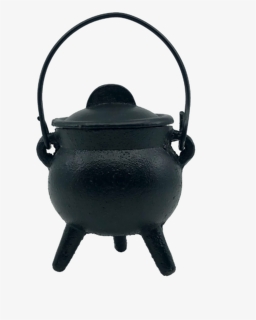 Black Cast Iron Cauldron Small Plain 10cm, HD Png Download, Free Download