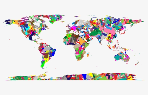 World,world Map,modern Art - Top 50 World Spotify, HD Png Download, Free Download
