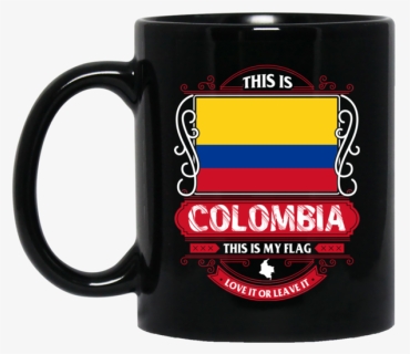 Colombia Mug Mug Colombia Flag This Is My Flag Love - Beer Stein, HD Png Download, Free Download