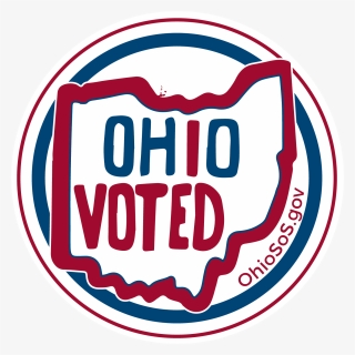 New Ohio I Voted Sticker, HD Png Download, Free Download