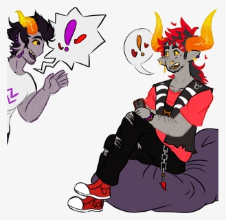 But What If Rufioh Had A Mullet And Was Sitting - Cartoon, HD Png Download, Free Download