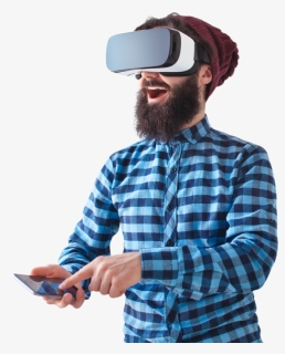Virtual Reality Man - Plaid, HD Png Download, Free Download