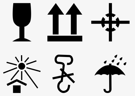 This Free Icons Png Design Of Packing Symbols , Png - Keep Away From Sunlight Symbol, Transparent Png, Free Download