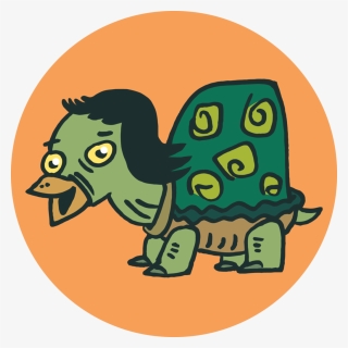 Mullet Turtle Comics Steve Steiner - Cartoon, HD Png Download, Free Download