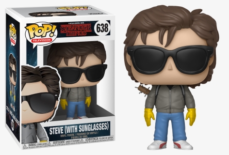 Funko Pop Stranger Things Steve With Sunglasses, HD Png Download, Free Download