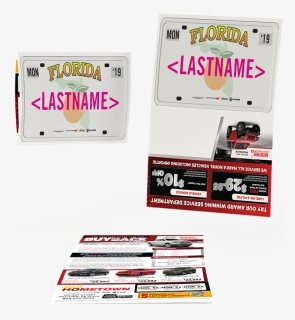 License Plate Self Mailer With State Specific Plate - Parallel, HD Png Download, Free Download