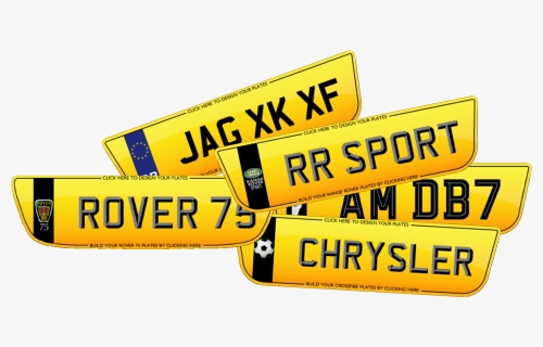 Shaped Show Plates - Shaped Number Plate For Range Rover Sport, HD Png Download, Free Download