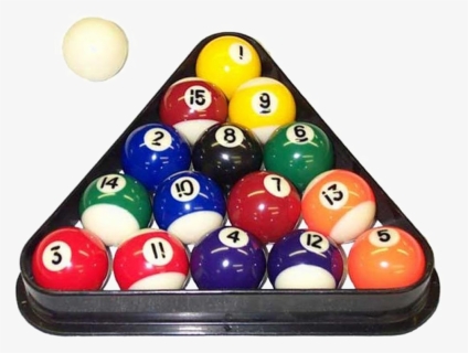 Billiard Balls Png Photos - Rack Pool Table Balls, Transparent Png, Free Download