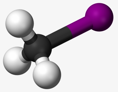 Iodomethane 3d Balls - Methyl Iodide Structure, HD Png Download, Free Download