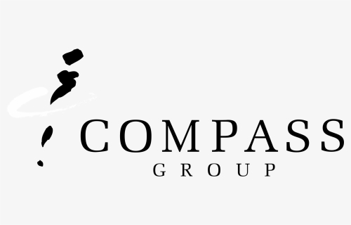 Compass Group Logo Black And White - Compass Group, HD Png Download, Free Download